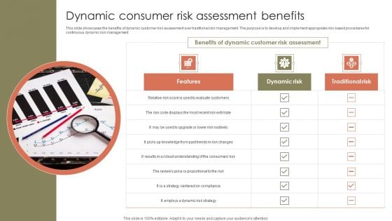 Dynamic Consumer Risk Assessment Benefits Ppt Styles Slides PDF