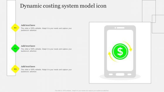 Dynamic Costing System Model Icon Pictures PDF