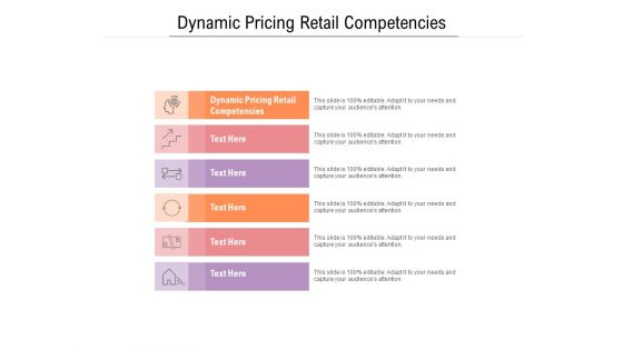 Dynamic Pricing Retail Competencies Ppt PowerPoint Presentation Inspiration Graphics Tutorials Cpb