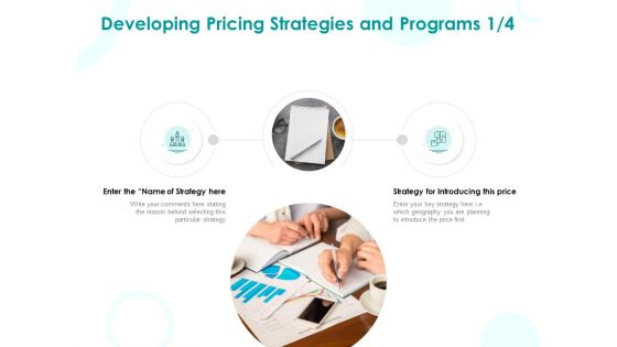 EMM Solution Developing Pricing Strategies And Programs Price Ppt Show Infographics PDF