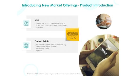 EMM Solution Introducing New Market Offerings Product Introduction Ppt Styles Shapes PDF