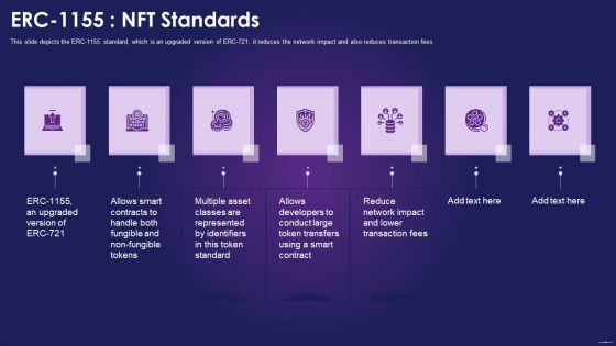 ERC 1155 NFT Standards Ppt Show Design Templates PDF