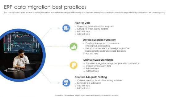 ERP Data Migration Best Practices Ppt PowerPoint Presentation Gallery Shapes PDF