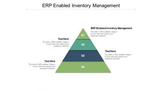 ERP Enabled Inventory Management Ppt PowerPoint Presentation Show Master Slide Cpb