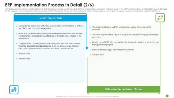 ERP Implementation Process In Detail Plan Ppt Pictures Graphic Images PDF