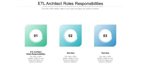 ETL Architect Roles Responsibilities Ppt PowerPoint Presentation File Structure Cpb Pdf