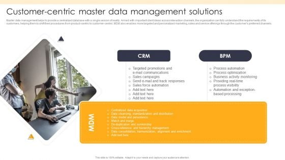 ETL Repository Customer Centric Master Data Management Solutions Information PDF