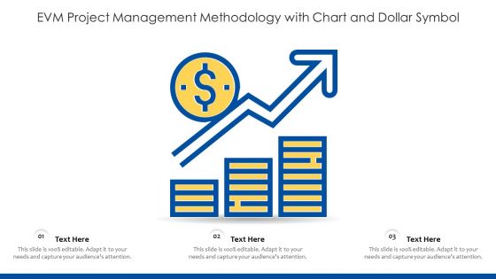 EVM Project Management Methodology With Chart And Dollar Symbol Pictures PDF