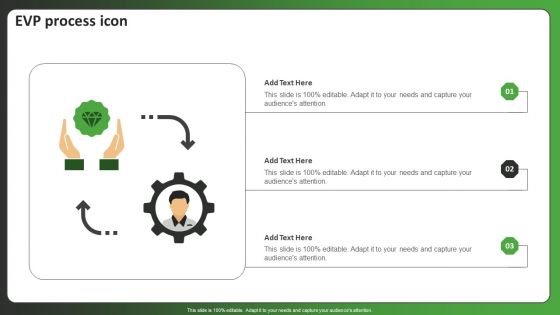 EVP Process Icon Ppt PowerPoint Presentation File Portfolio PDF