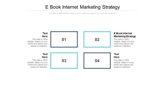 E Book Internet Marketing Strategy Ppt PowerPoint Presentation Professional Design Ideas Cpb