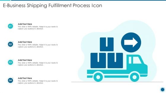 E Business Shipping Fulfillment Process Icon Rules PDF