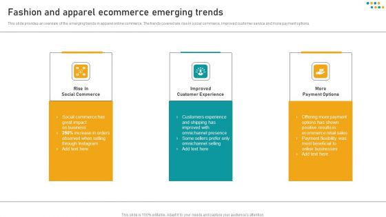 E Commerce Business Fashion And Apparel Ecommerce Emerging Trends Microsoft PDF