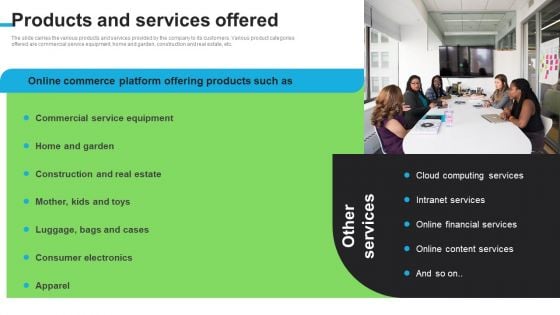 E Commerce Company Investor Funding Elevator Pitch Deck Products And Services Offered Introduction PDF E Commerce Company Investor Funding Elevator Pitch Deck Products And Services Offered Introduction PDF
