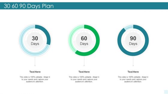 E Commerce Platform Investor Fundraising Elevator 30 60 90 Days Plan Template PDF
