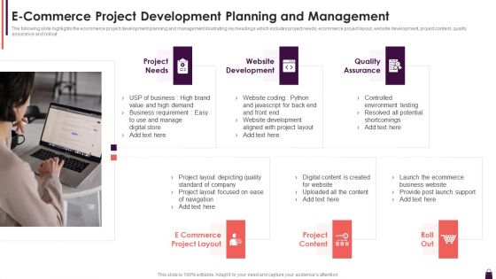 E Commerce Project Development Planning And Management Rules PDF