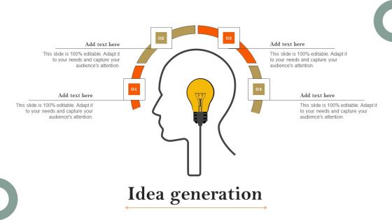 E Learning Platform Company Profile Idea Generation Slides PDF