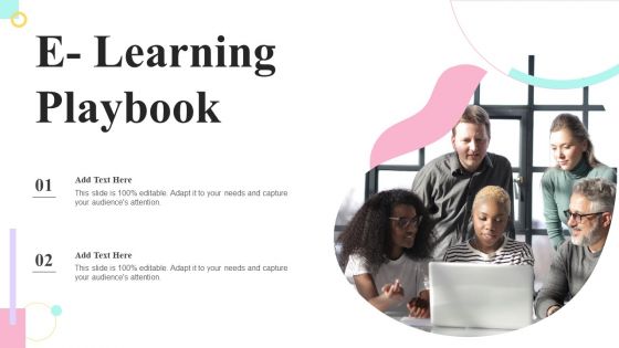 E Learning Playbook Ppt PowerPoint Presentation File Professional PDF