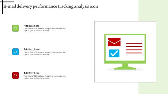 E Mail Delivery Performance Tracking Analysis Icon Information PDF