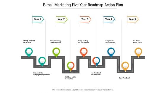 E Mail Marketing Five Year Roadmap Action Plan Demonstration E Mail Marketing Five Year Roadmap Action Plan Demonstration