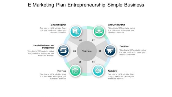 E Marketing Plan Entrepreneurship Simple Business Lead Management Ppt PowerPoint Presentation Pictures Influencers