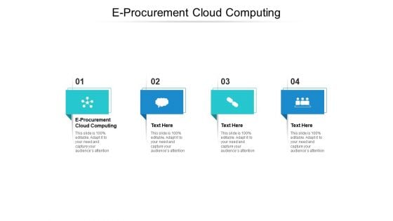 E Procurement Cloud Computing Ppt PowerPoint Presentation Inspiration Layouts Cpb