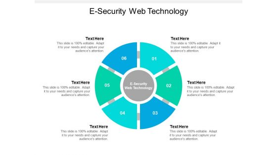 E Security Web Technology Ppt PowerPoint Presentation File Display Cpb