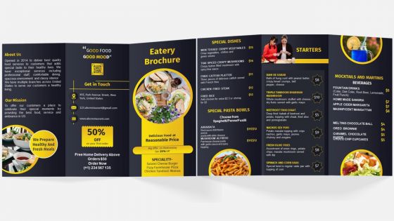 Eatery Brochure Trifold