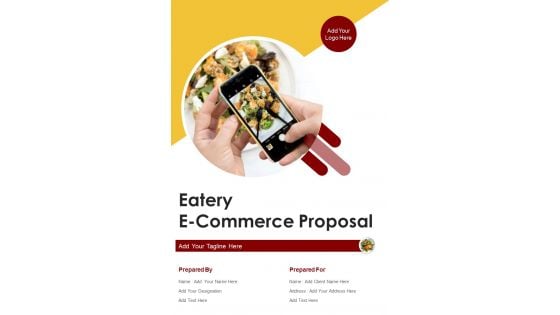 Eatery E Commerce Proposal Example Document Report Doc Pdf Ppt