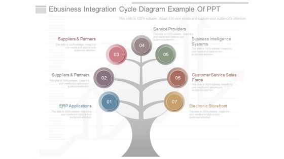 Ebusiness Integration Cycle Diagram Example Of Ppt