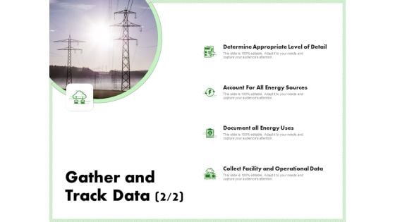 Eco Friendly And Feasibility Management Gather And Track Data Appropriate Sample PDF