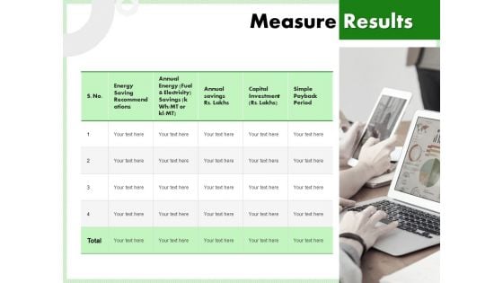 Eco Friendly And Feasibility Management Measure Results Elements PDF