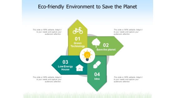 Eco Friendly Environment To Save The Planet Ppt PowerPoint Presentation File Slide Download PDF