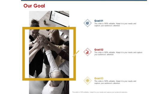 Ecommerce And SEO Plan Checklist Our Goal Ppt Portfolio Elements PDF