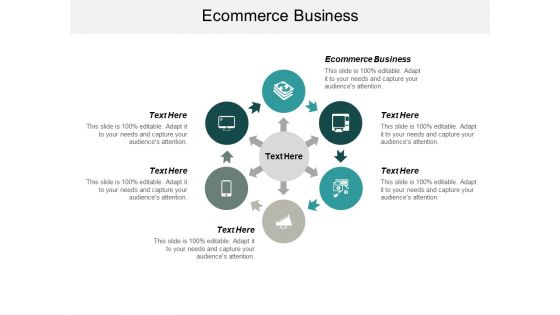 Ecommerce Business Ppt PowerPoint Presentation Portfolio Background Designs Cpb