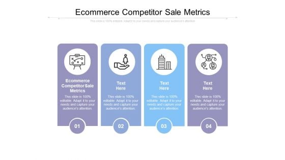 Ecommerce Competitor Sale Metrics Ppt PowerPoint Presentation Icon Slide Cpb