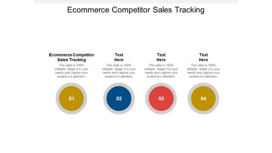 Ecommerce Competitor Sales Tracking Ppt PowerPoint Presentation Pictures Infographic Template Cpb Pdf