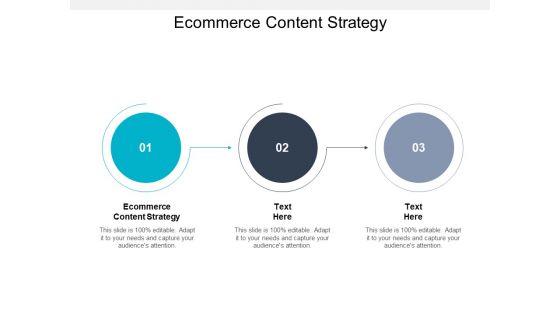 Ecommerce Content Strategy Ppt PowerPoint Presentation Summary Slide Cpb