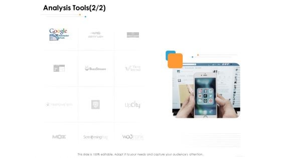 Ecommerce Management Analysis Tools Tool Ppt Outline Information PDF