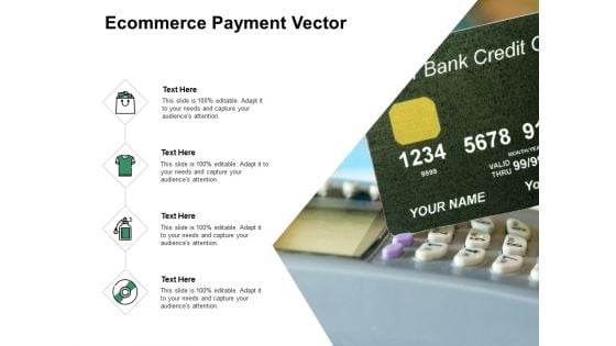 Ecommerce Payment Vector Ppt PowerPoint Presentation Infographics Infographic Template