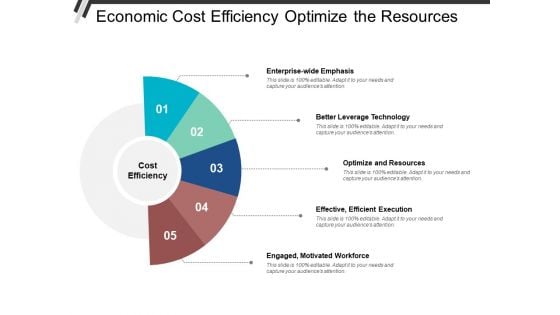 Economic Cost Efficiency Optimize The Resources Ppt PowerPoint Presentation Infographics Model
