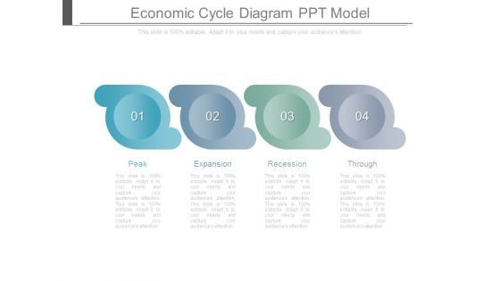 Economic Cycle Diagram Ppt Model