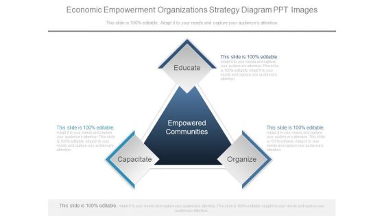 Economic Empowerment Organizations Strategy Diagram Ppt Images