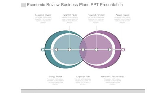 Economic Review Business Plans Ppt Presentation