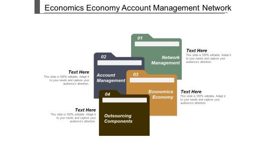 Economics Economy Account Management Network Management Outsourcing Components Ppt PowerPoint Presentation Inspiration Files