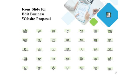 Edit Business Website Proposal Ppt PowerPoint Presentation Complete Deck With Slides Slide17