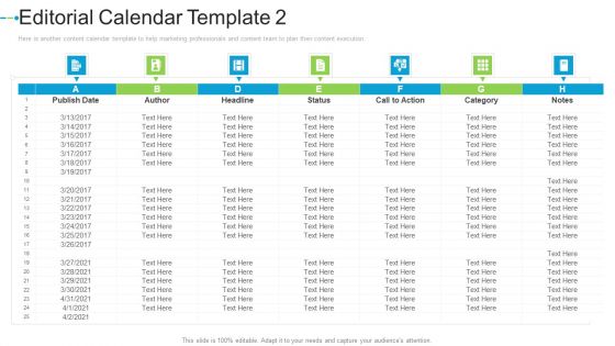 Editorial Calendar Template 2 Internet Marketing Strategies To Grow Your Business Rules PDF