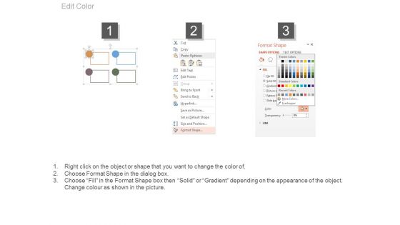 Education Icons With Four Tags Powerpoint Slides