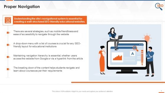 Education Institute SEO Approach Proper Navigation Training Ppt Education Institute SEO Approach Proper Navigation Training Ppt