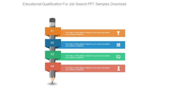 Educational Qualification For Job Search Ppt Samples Download