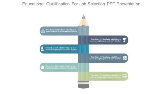 Educational Qualification For Job Selection Ppt Presentation